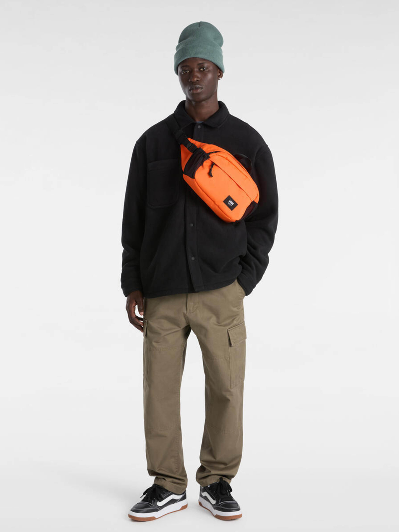 Куртка-рубашка Vans Penmar Heavyweight Polar Fleece Shacket модель VN000HNSBLK1 Фото