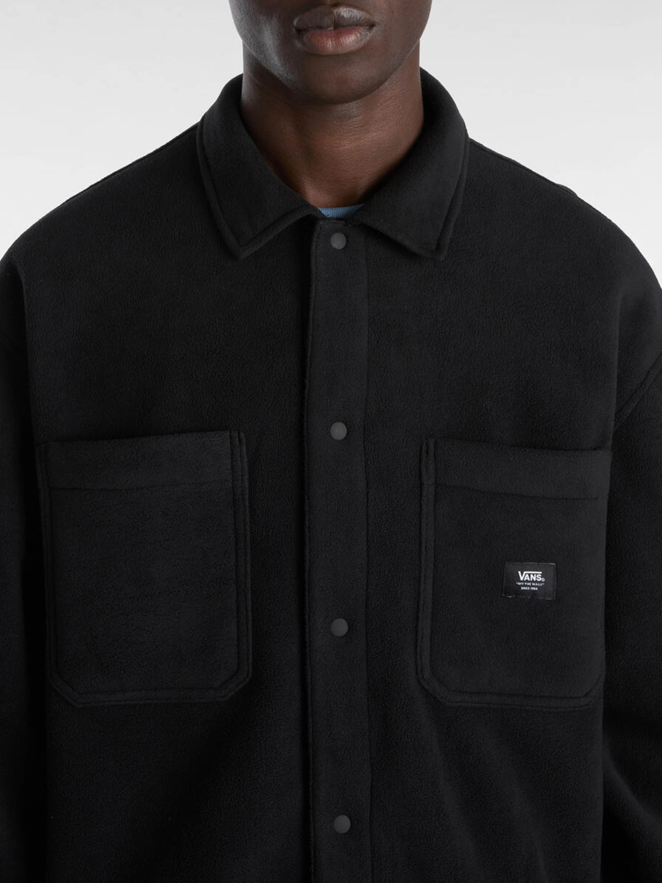 Куртка-рубашка Vans Penmar Heavyweight Polar Fleece Shacket модель VN000HNSBLK1 Куртка-рубашка Vans Penmar Heavyweight Polar Fleece Shacket модель VN000HNSBLK1 Фото