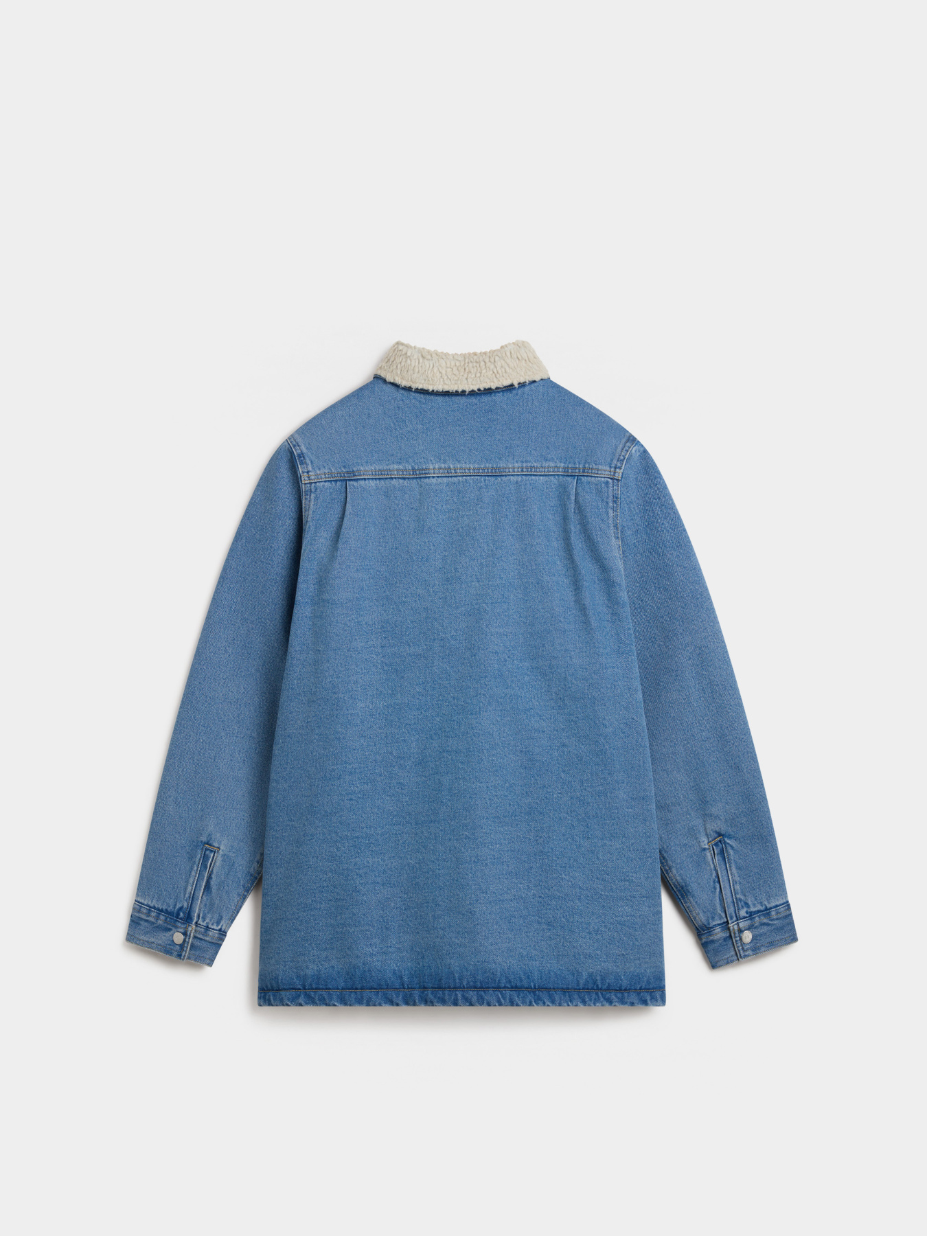 Джинсова куртка Vans Drill Chore Denim Sherpa модель VN000K4XCDX1 Джинсова куртка Vans Drill Chore Denim Sherpa модель VN000K4XCDX1 Фото