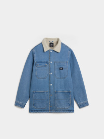 Джинсова куртка Vans Drill Chore Denim Sherpa модель VN000K4XCDX1 Джинсова куртка Vans Drill Chore Denim Sherpa модель VN000K4XCDX1 Фото