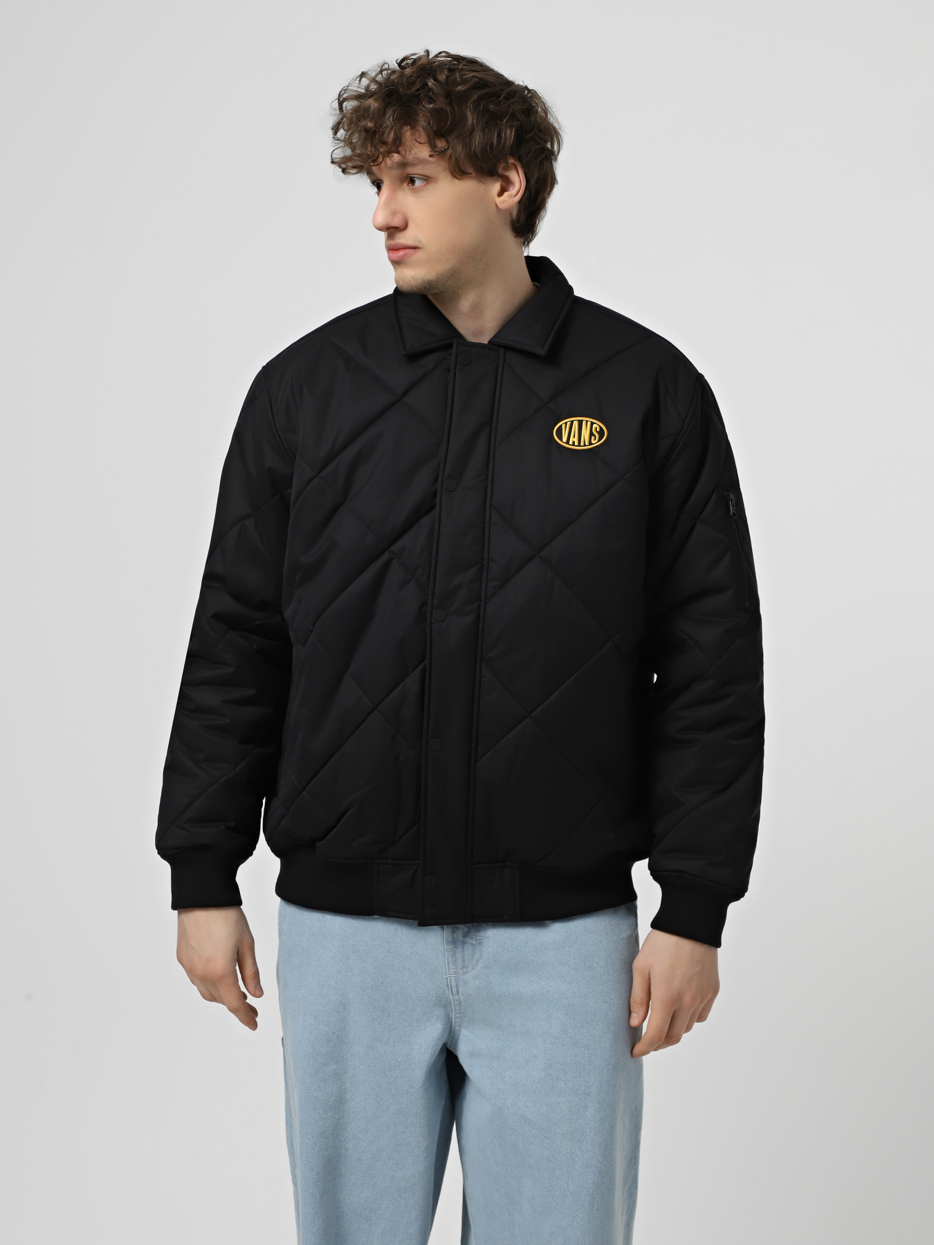 Бомбер Vans Hathaway модель VN000HNCBLK1 Фото