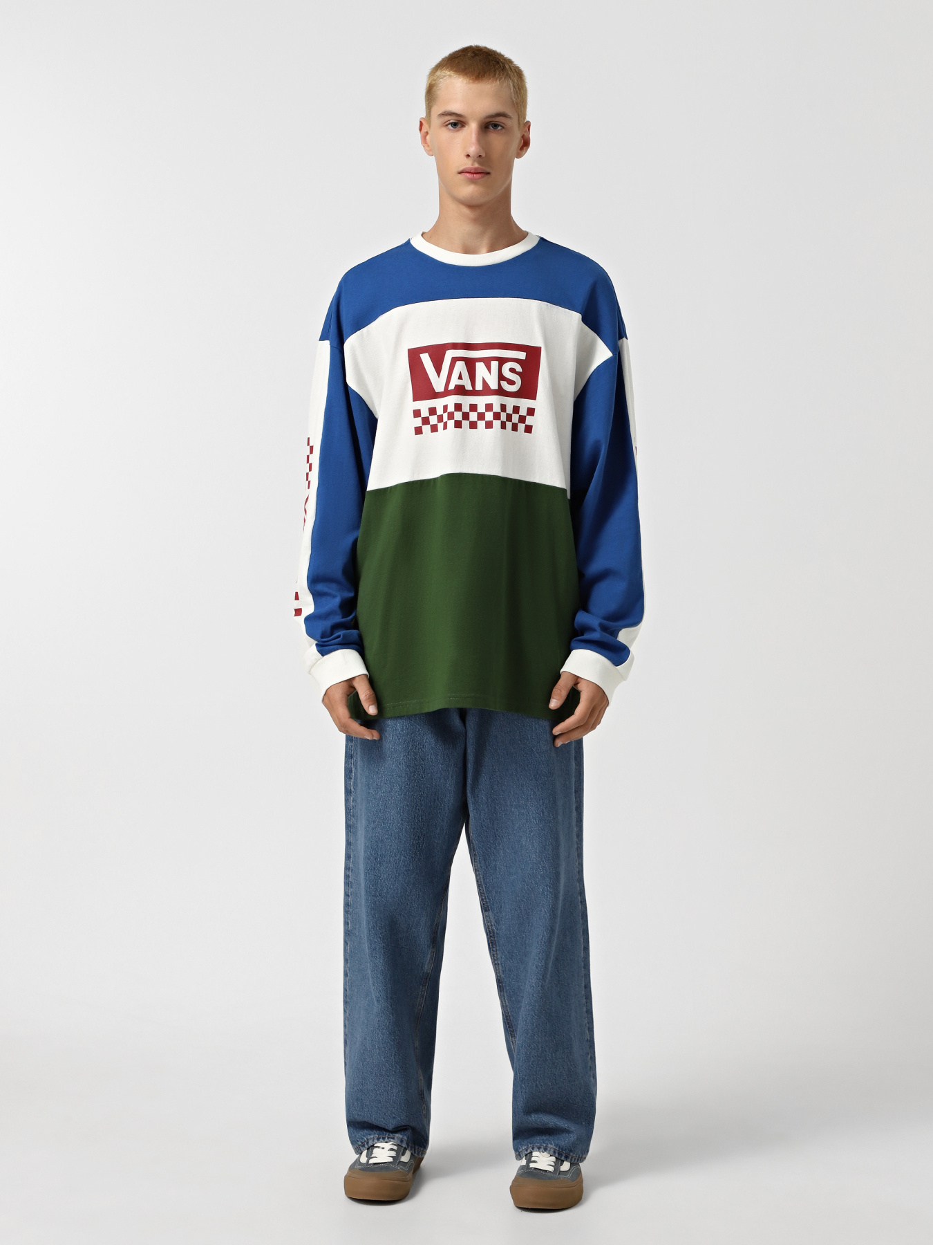 Лонгслів Vans Lx Branded Panel Ls модель VN000K2KBXU1 Фото