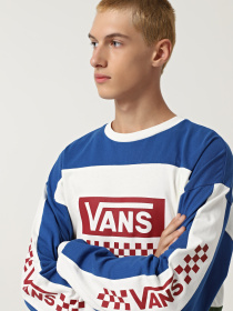 Лонгслив Vans Lx Branded Panel Ls модель VN000K2KBXU1 Лонгслив Vans Lx Branded Panel Ls модель VN000K2KBXU1 Фото