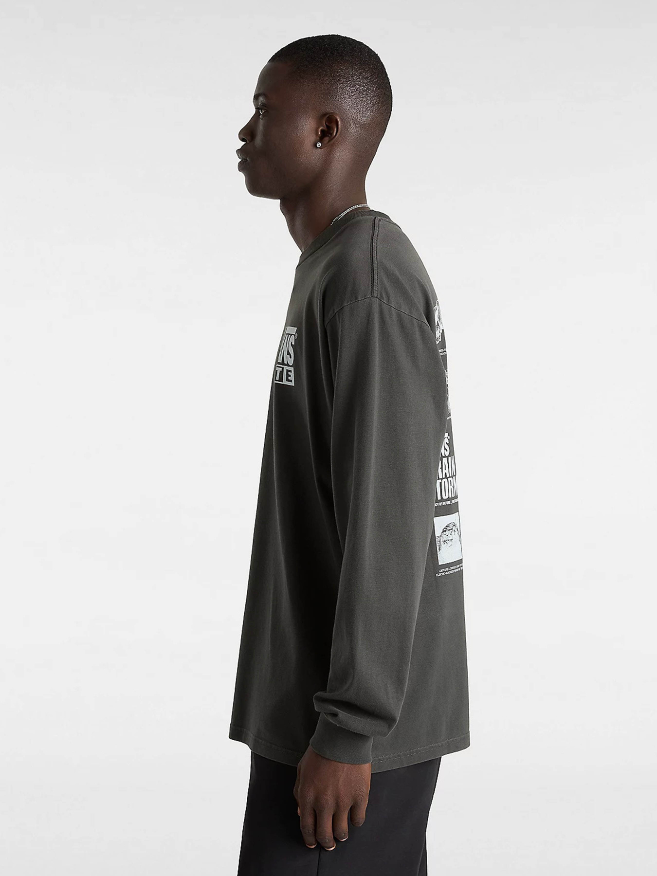 Лонгслив Vans Mte Brain Storms Study Ls модель VN000JQSBLK1 Фото