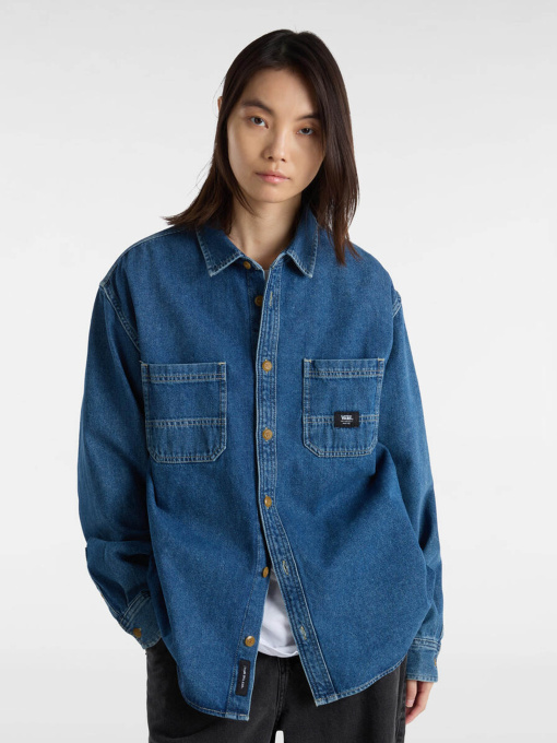 Сорочка Vans Stevens Denim Woven модель VN000HNTAHU1 Фото