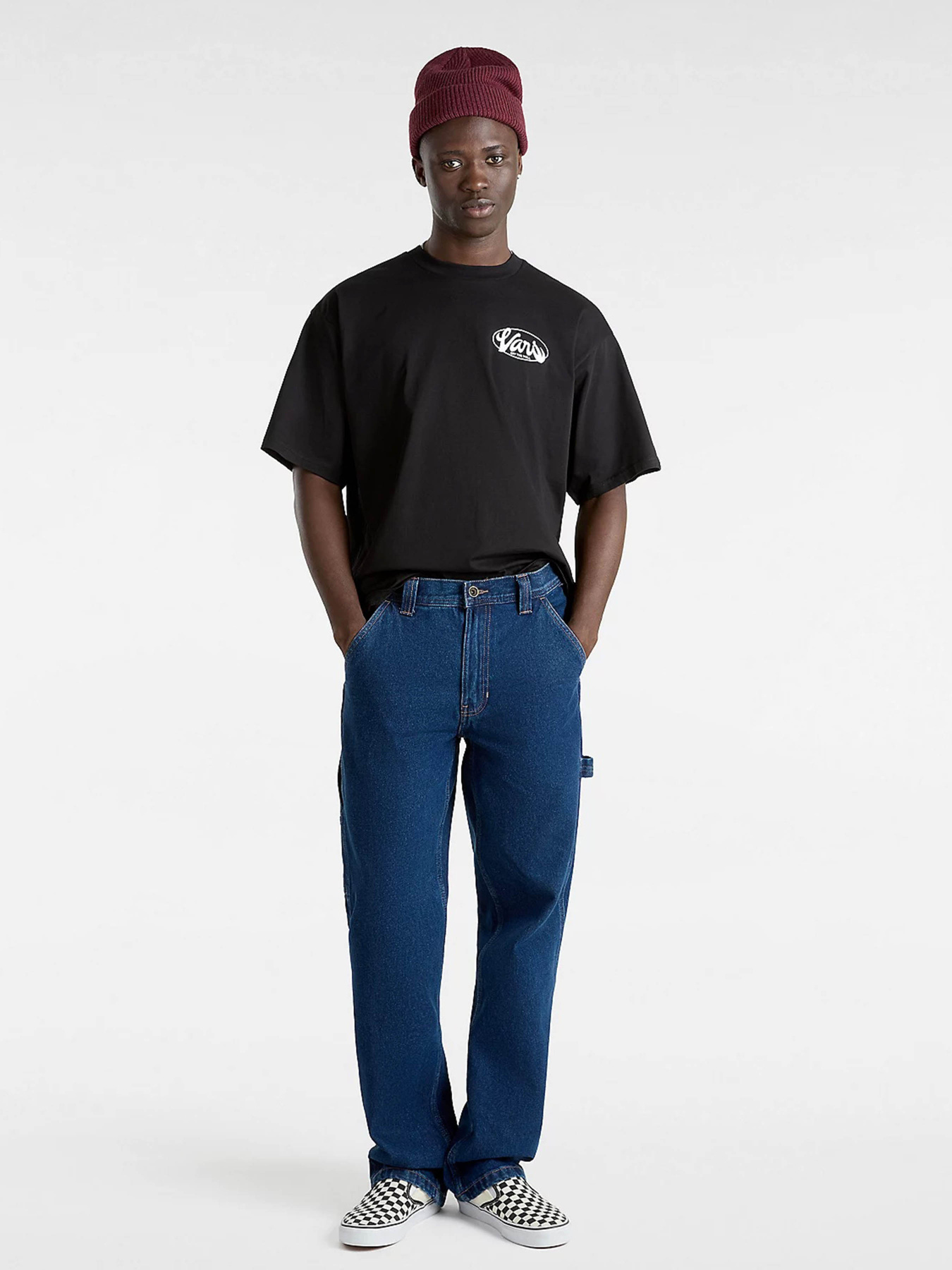 Повседневные штаны Vans Drill Chore Relaxed Carpenter Denim модель VN000G6EDDN1 Повседневные штаны Vans Drill Chore Relaxed Carpenter Denim модель VN000G6EDDN1 Фото