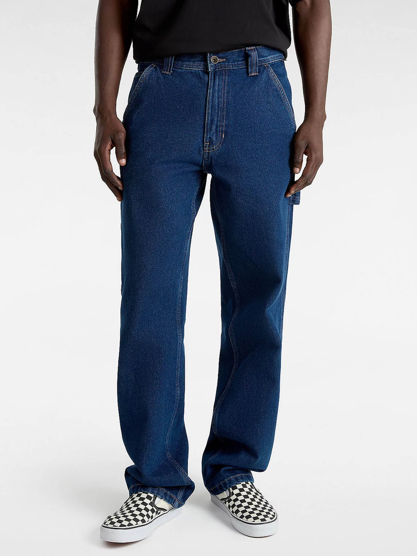 Повседневные штаны Vans Drill Chore Relaxed Carpenter Denim модель VN000G6EDDN1 Повседневные штаны Vans Drill Chore Relaxed Carpenter Denim модель VN000G6EDDN1 Фото