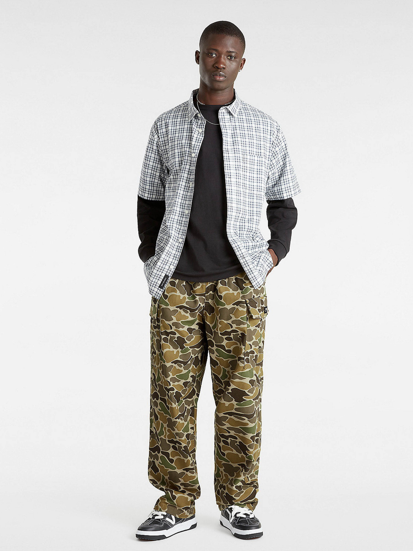 Повсякденні штани Vans Range Cargo Baggy Tapered Elastic модель VN0005Z1DBC1 Фото