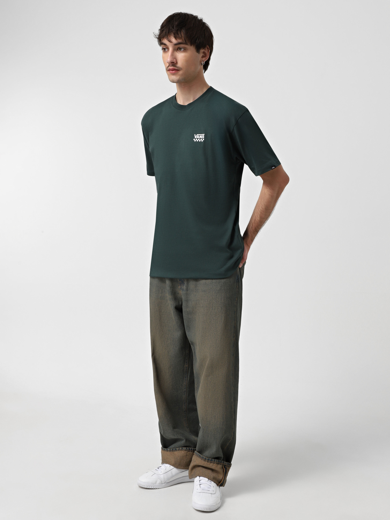 Футболка Vans Left Chest Logo II модель VN0A7TLG2LN1 Фото