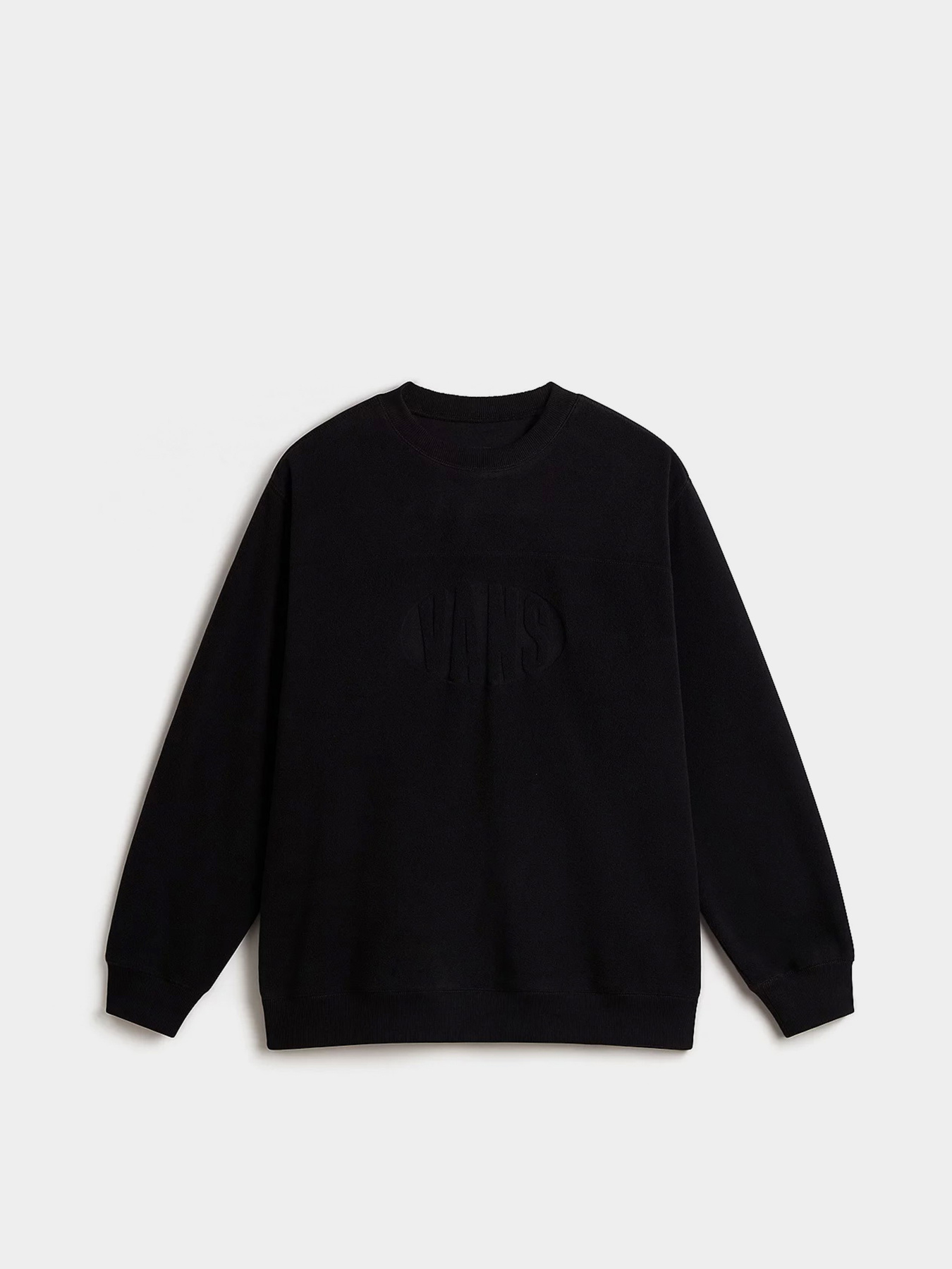 Свитшот Vans Carlo Polar Fleece Loose Crew модель VN000HPSBLK1 Фото