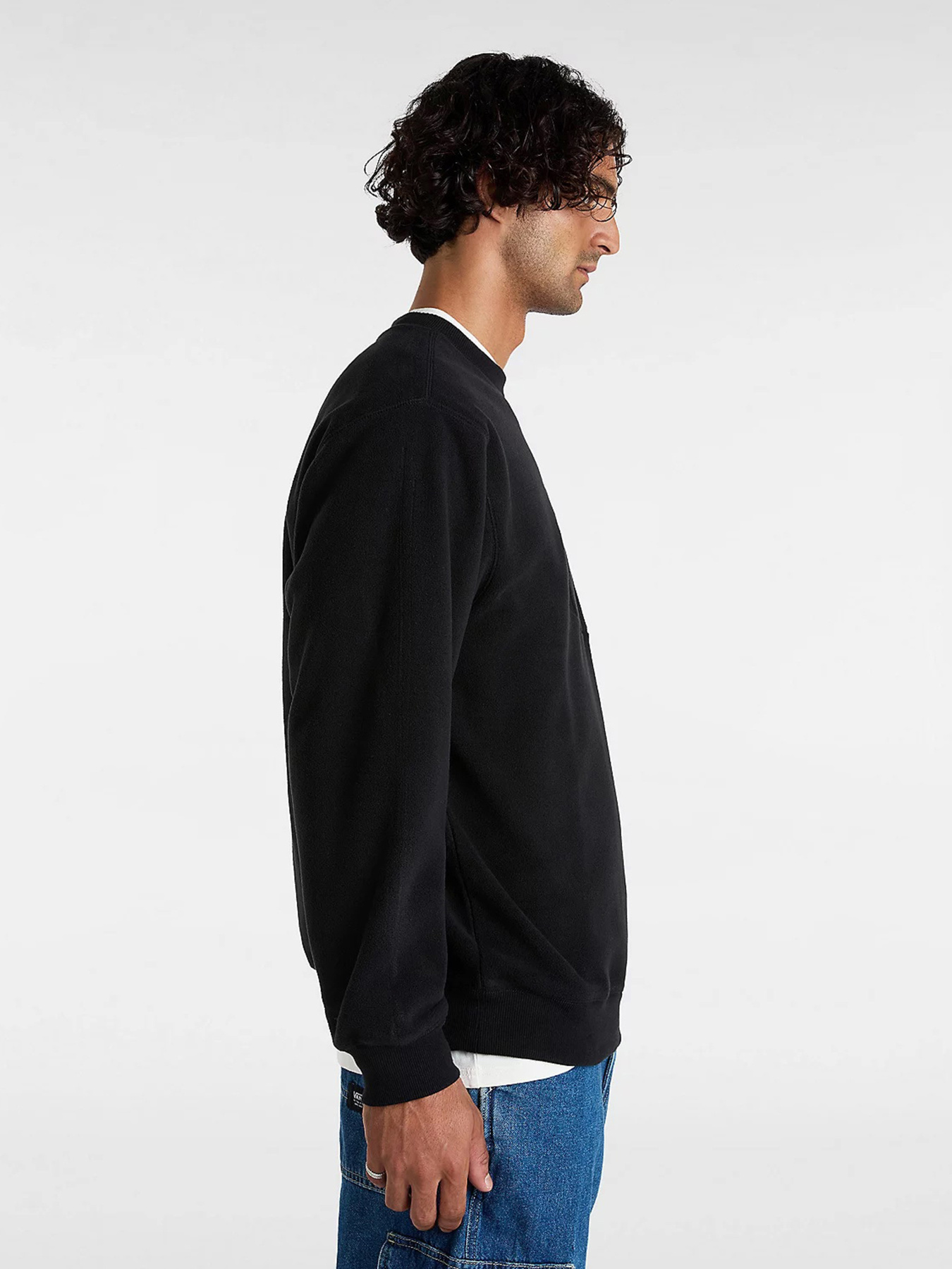 Свитшот Vans Carlo Polar Fleece Loose Crew модель VN000HPSBLK1 Свитшот Vans Carlo Polar Fleece Loose Crew модель VN000HPSBLK1 Фото