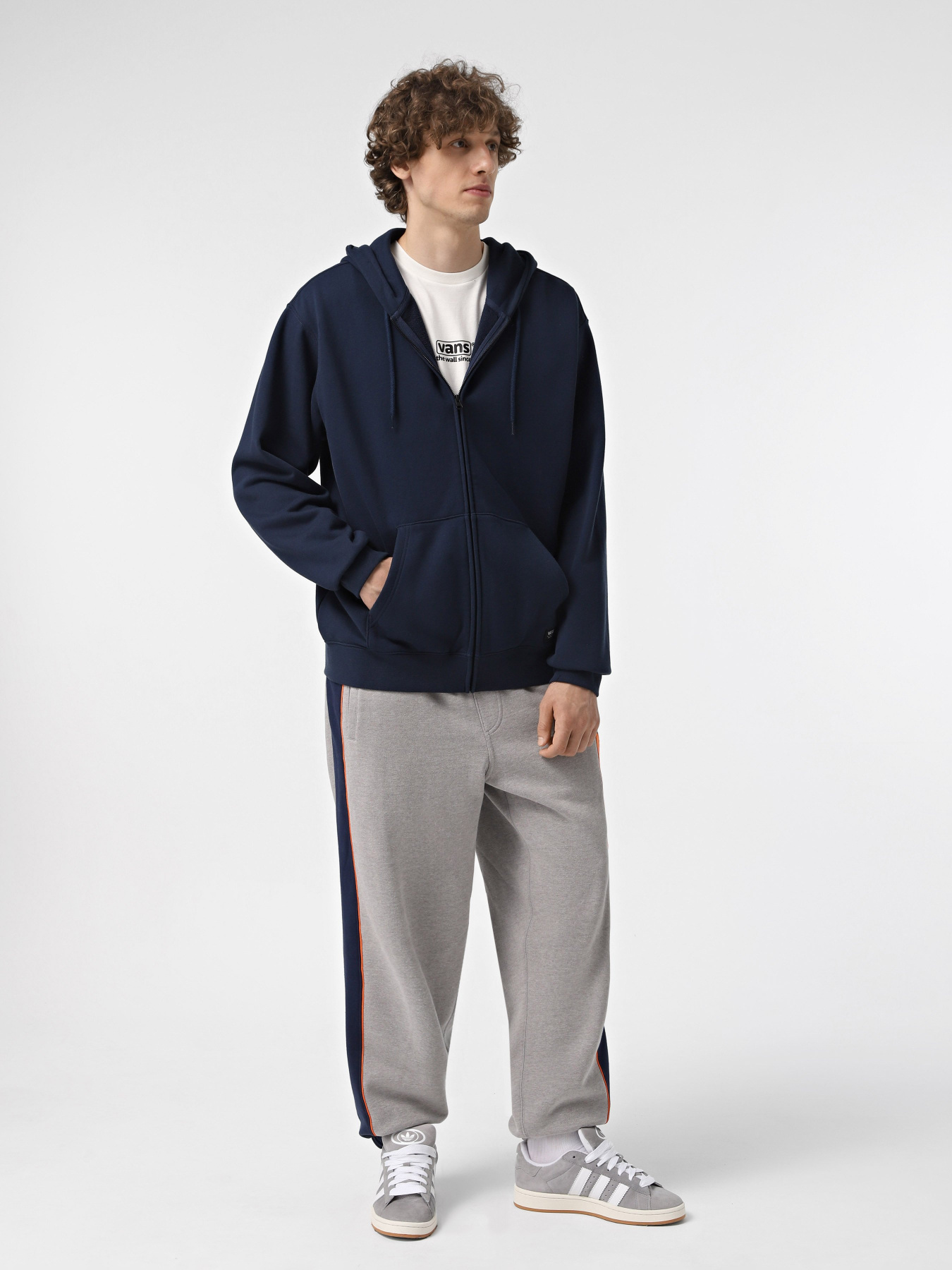 Кофта Vans Original Standards Loose Full Zip модель VN000HPGLKZ1 Кофта Vans Original Standards Loose Full Zip модель VN000HPGLKZ1 Фото