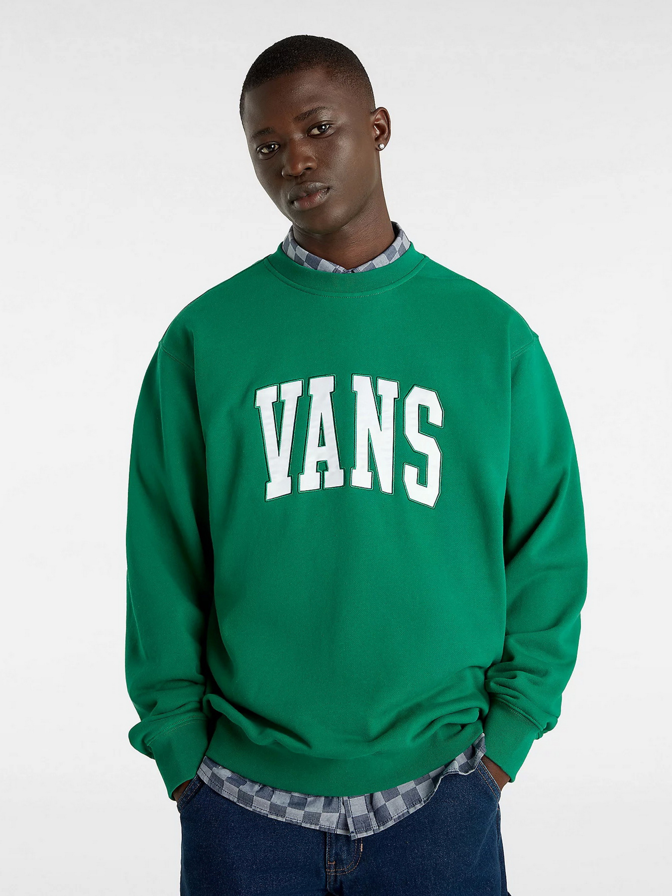 Світшот Vans Original Standards Varsity Loose Crew модель VN000HP7J5F1 Фото