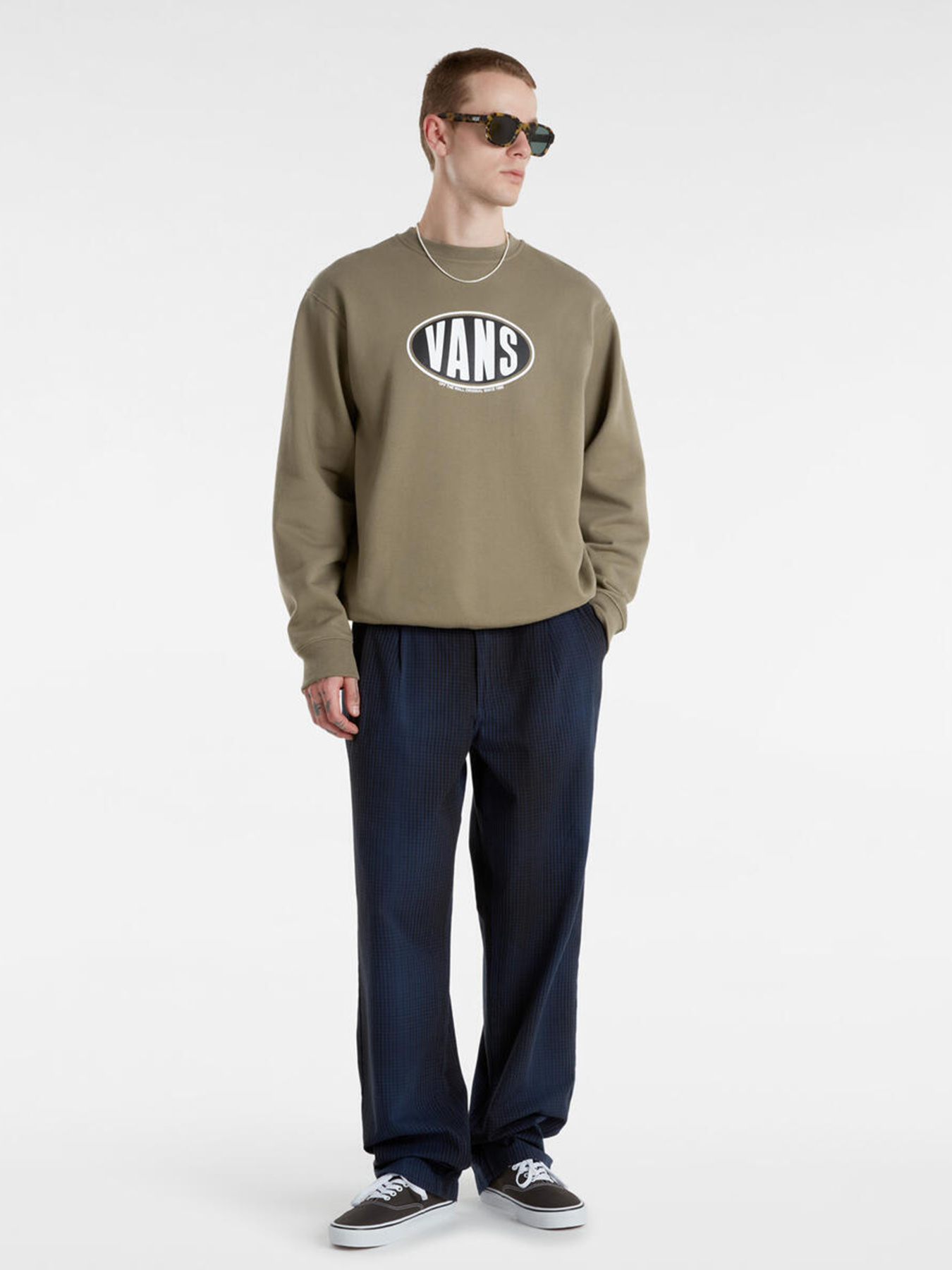 Свитшот Vans Spray On Loose Crew модель VN000HPQ9JC1 Свитшот Vans Spray On Loose Crew модель VN000HPQ9JC1 Фото