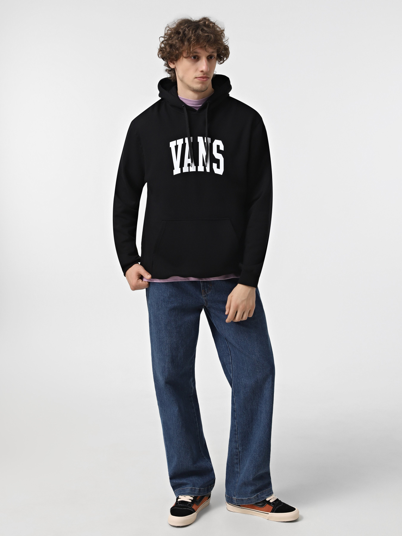 Худи Vans Arched Pullover модель VN000HNWBLK1 Фото