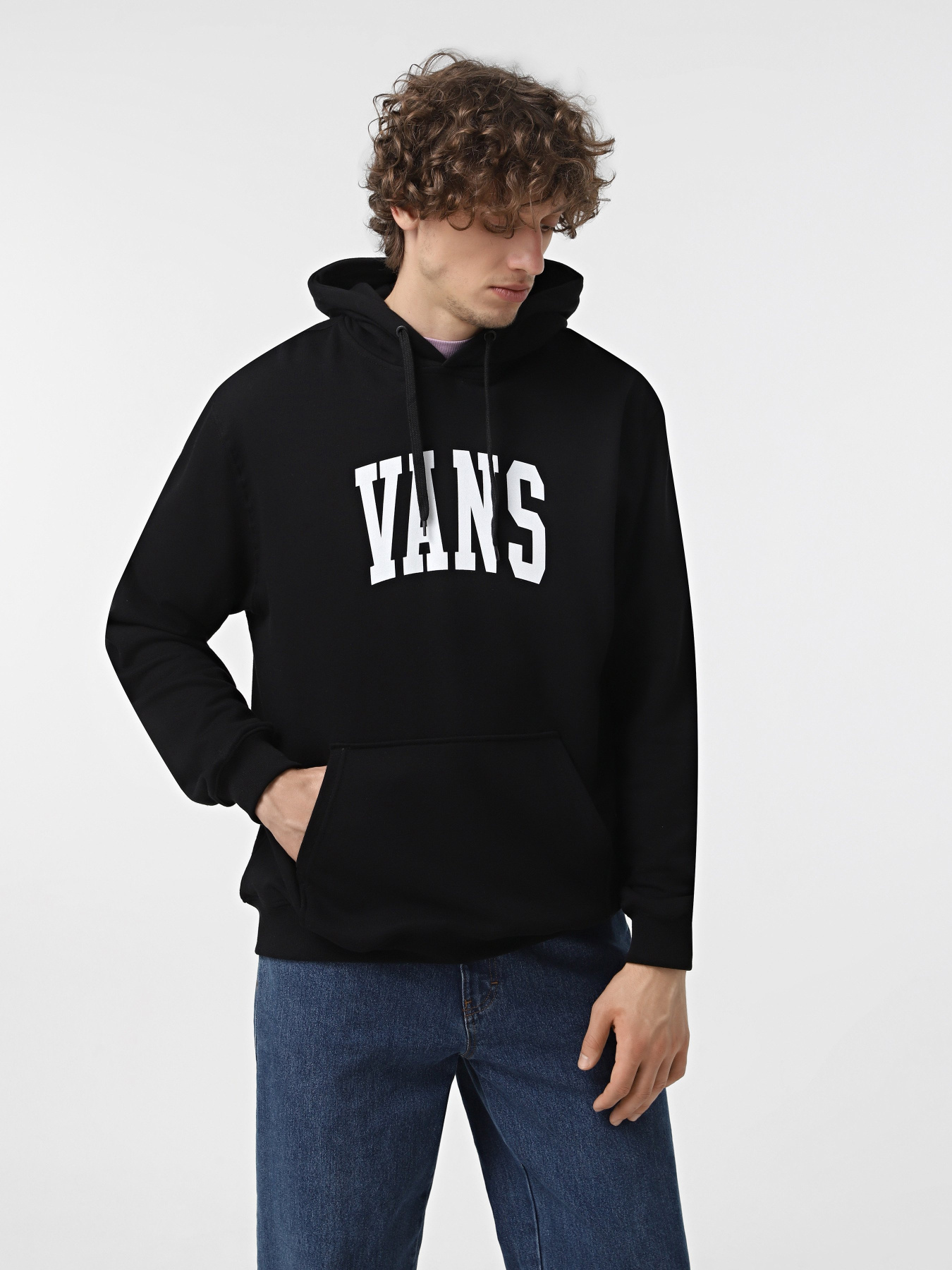 Худи Vans Arched Pullover модель VN000HNWBLK1 Фото