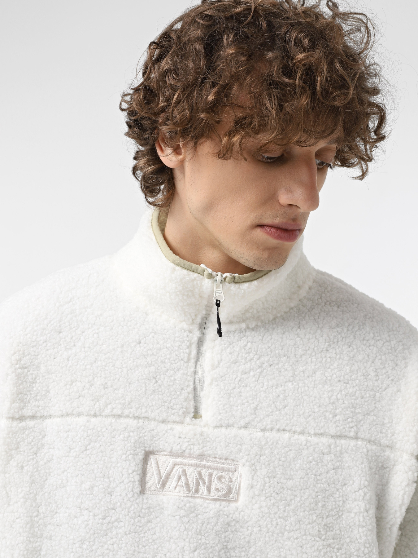 Худи и свитшоты Vans Boxed Sherpa Qzip модель VN000HPFFS81 Фото