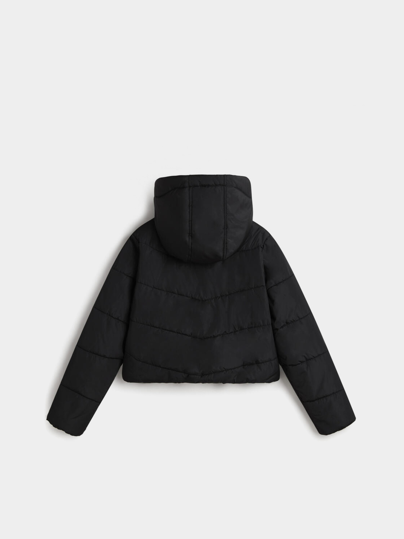 Зимняя куртка Vans Foundry Crop Puff Hood модель VN000H5EBLK1 Фото