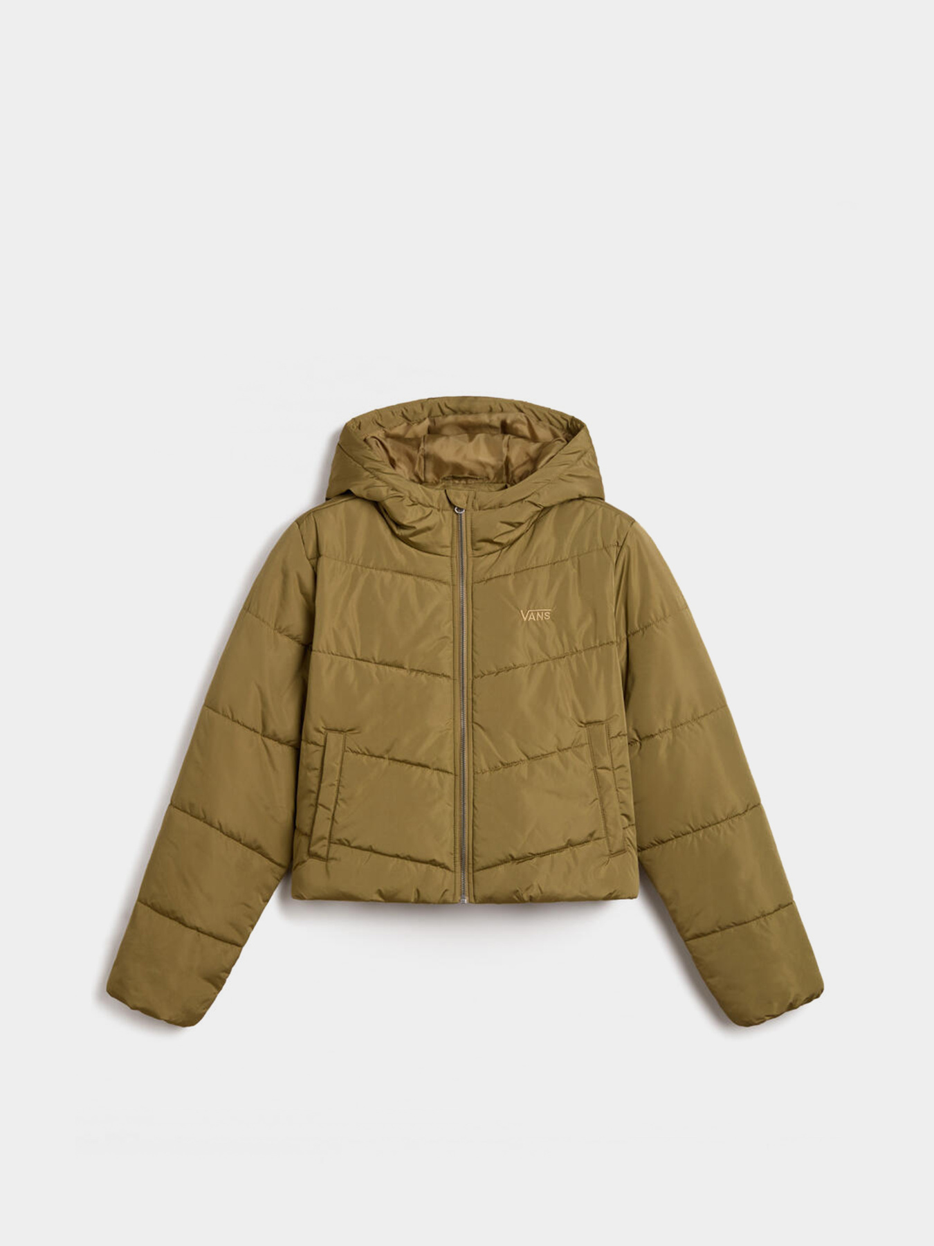 Зимняя куртка Vans Foundry Crop Puff Hood модель VN000H5ECUQ1 Фото