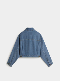 Джинсовая куртка Vans Raynes Denim Crop модель VN000HWF7W61 Фото