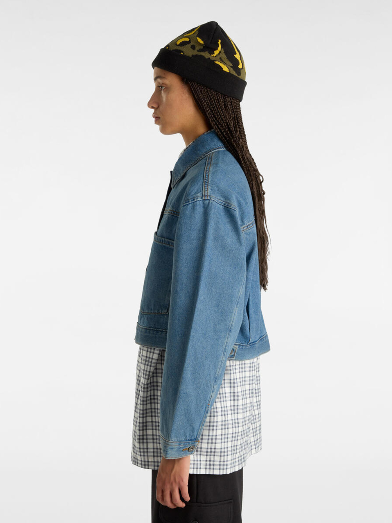 Джинсовая куртка Vans Raynes Denim Crop модель VN000HWF7W61 Фото