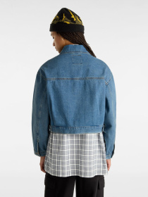 Джинсовая куртка Vans Raynes Denim Crop модель VN000HWF7W61 Фото
