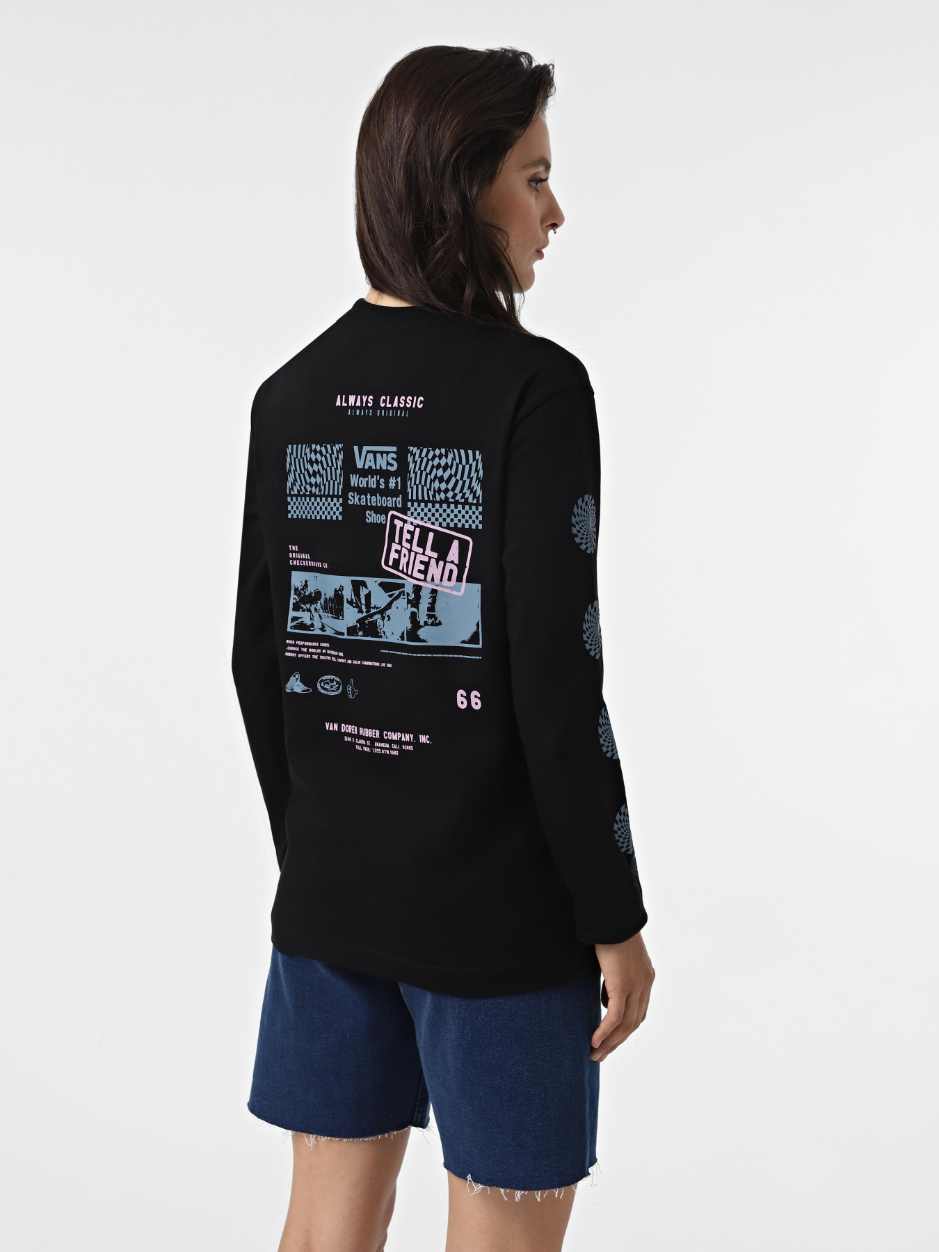 Лонгслів Vans Always Classic модель VN000HHSBLK1 Фото