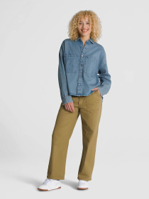 Сорочка повсякденна Vans Antica Boxy Denim модель VN000JT37W61 Фото