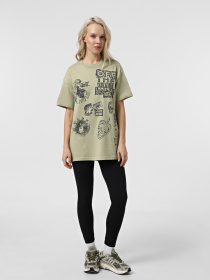 Футболка Vans Mixed Messages Oversized модель VN000HHHD3Z1 Фото