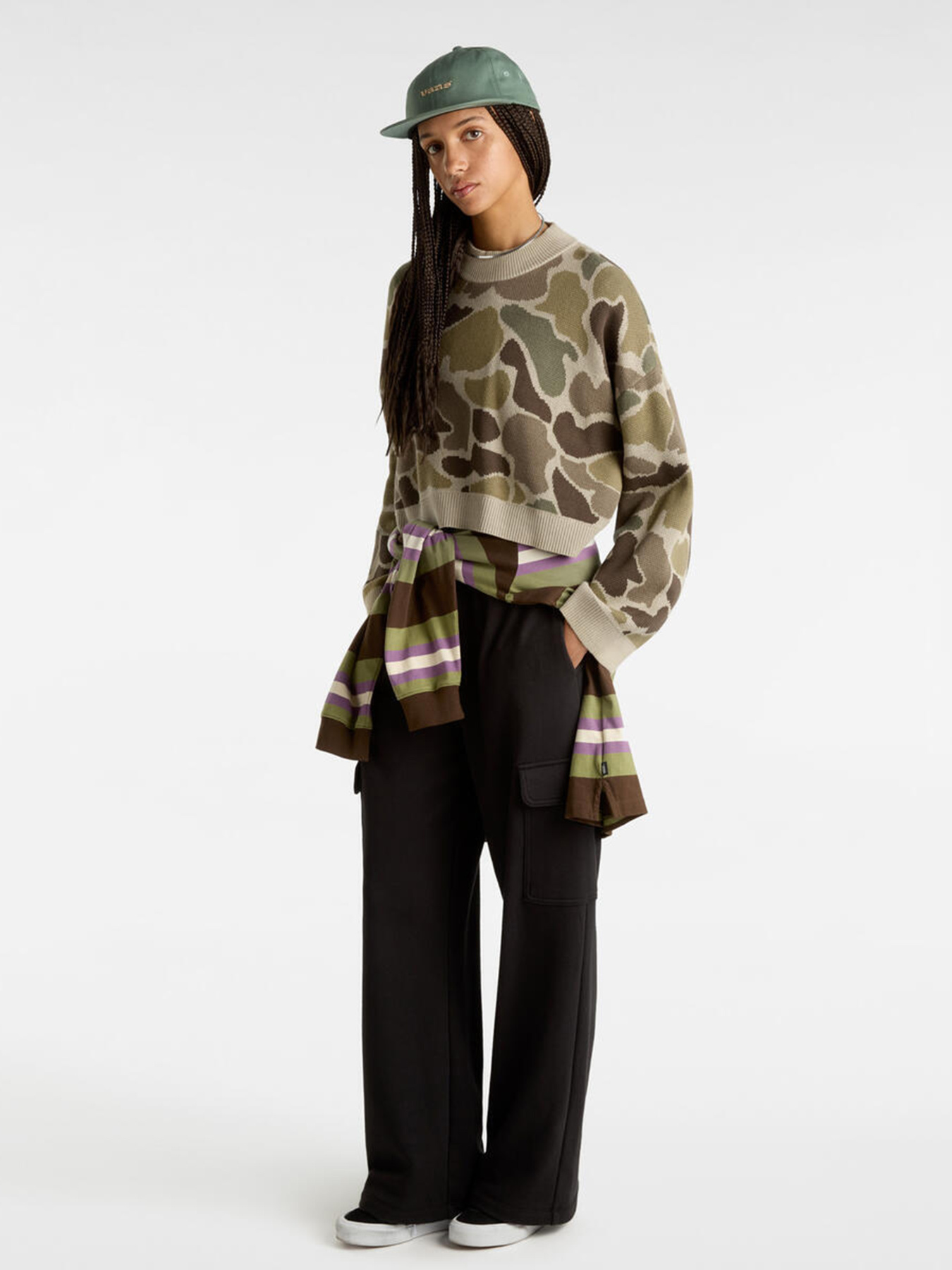 Джемпер Vans Cammile Camo Pullover модель VN000HQ5DBC1 Фото