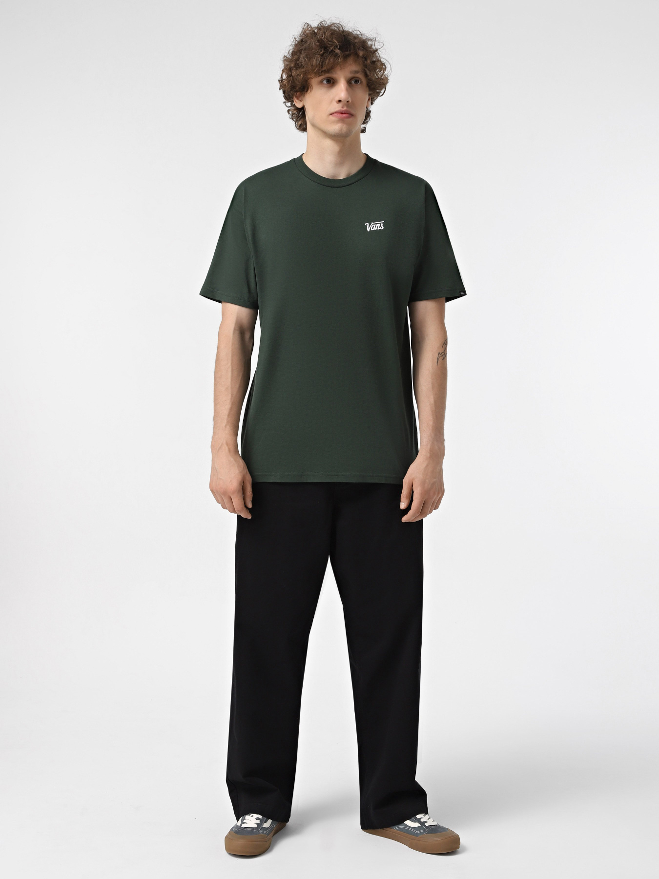 Футболка Vans Mini Script модель VN0A7Y3SFRS1 Фото