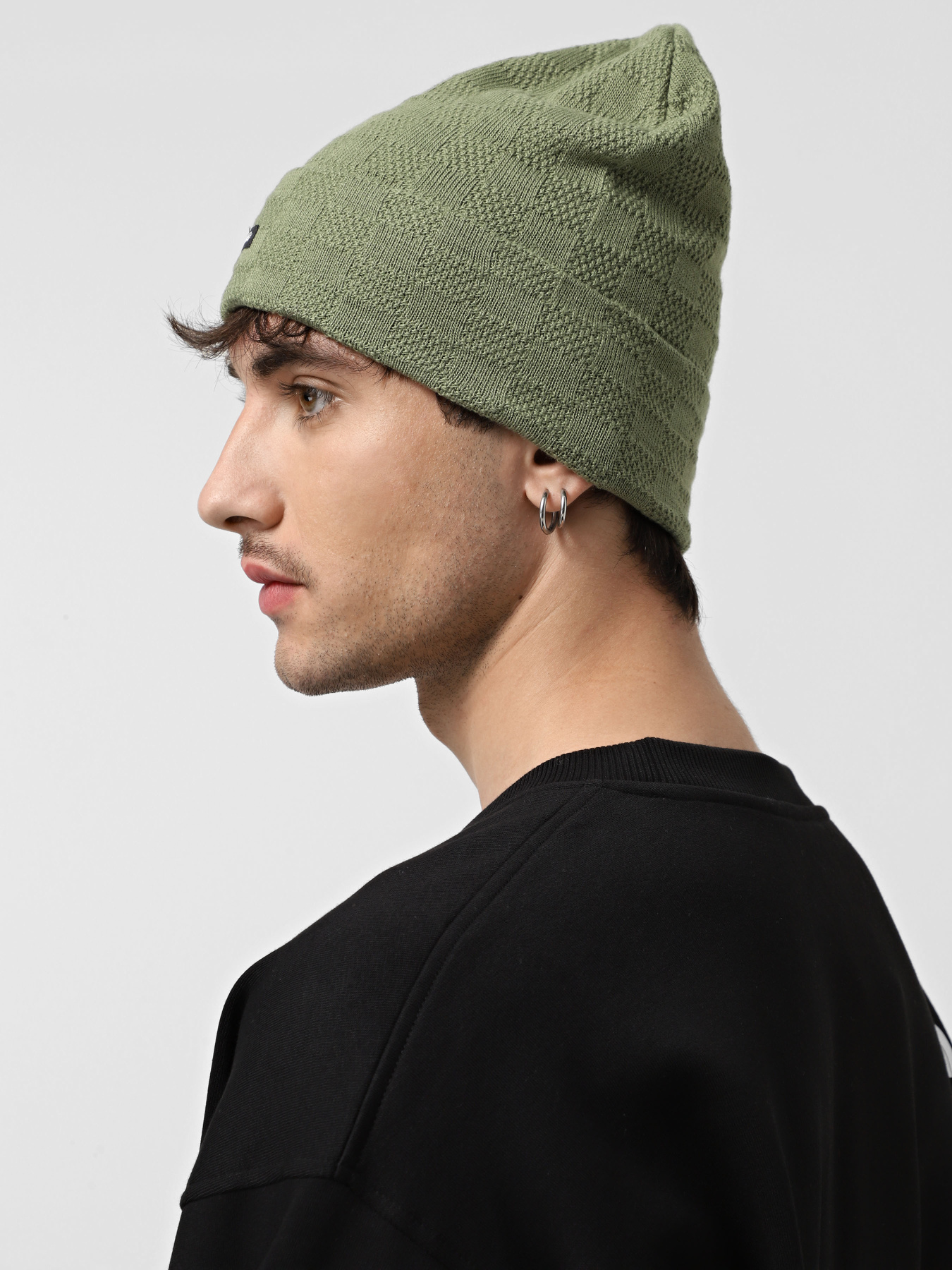 Шапка Vans Check Tall Cuff Beanie модель VN000HSYZBF1 Фото