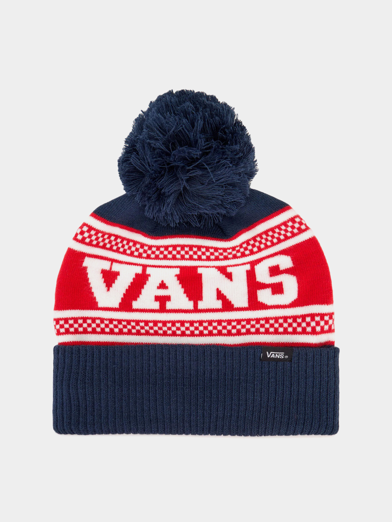 Шапка Vans Check Pom Beanie модель VN000HT1LKZ1 Фото
