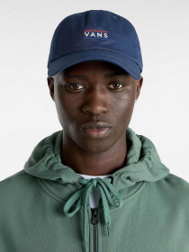 Кепка Vans Half Box Curved Bill Jockey модель VN000HS6LKZ1 Кепка Vans Half Box Curved Bill Jockey модель VN000HS6LKZ1 Фото