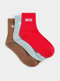 Червоний - Набір шкарпеток Vans Classic Half Crew Sock