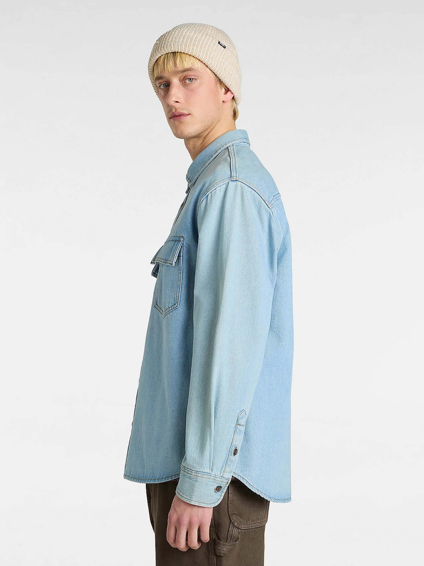 Рубашка Vans Palmhill Denim  Woven модель VN000M12IYR1 Фото