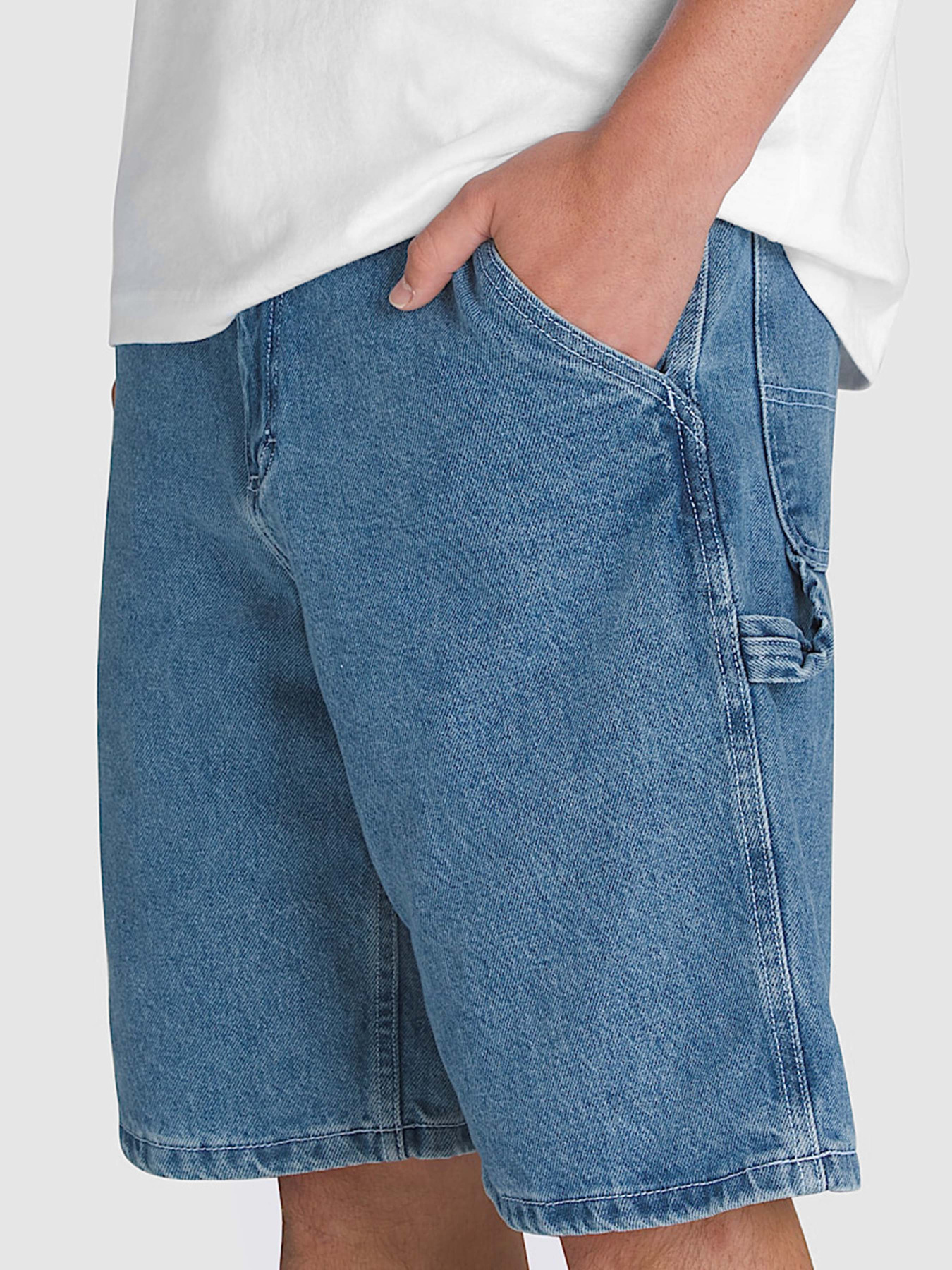 Шорти Vans Drill Chore Loose Denim модель VN0A7S4S7W61 Фото