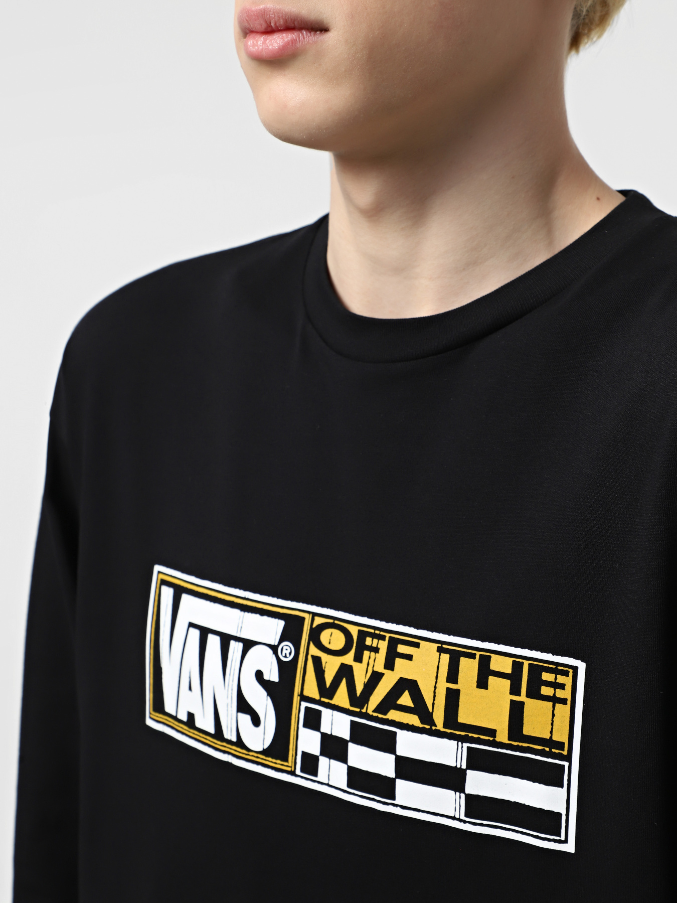 Лонгслив Vans Hi Stretch модель VN000M3ZBLK1 Фото