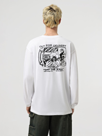 Лонгслив Vans Next Stop модель VN000M41WHT1 Фото