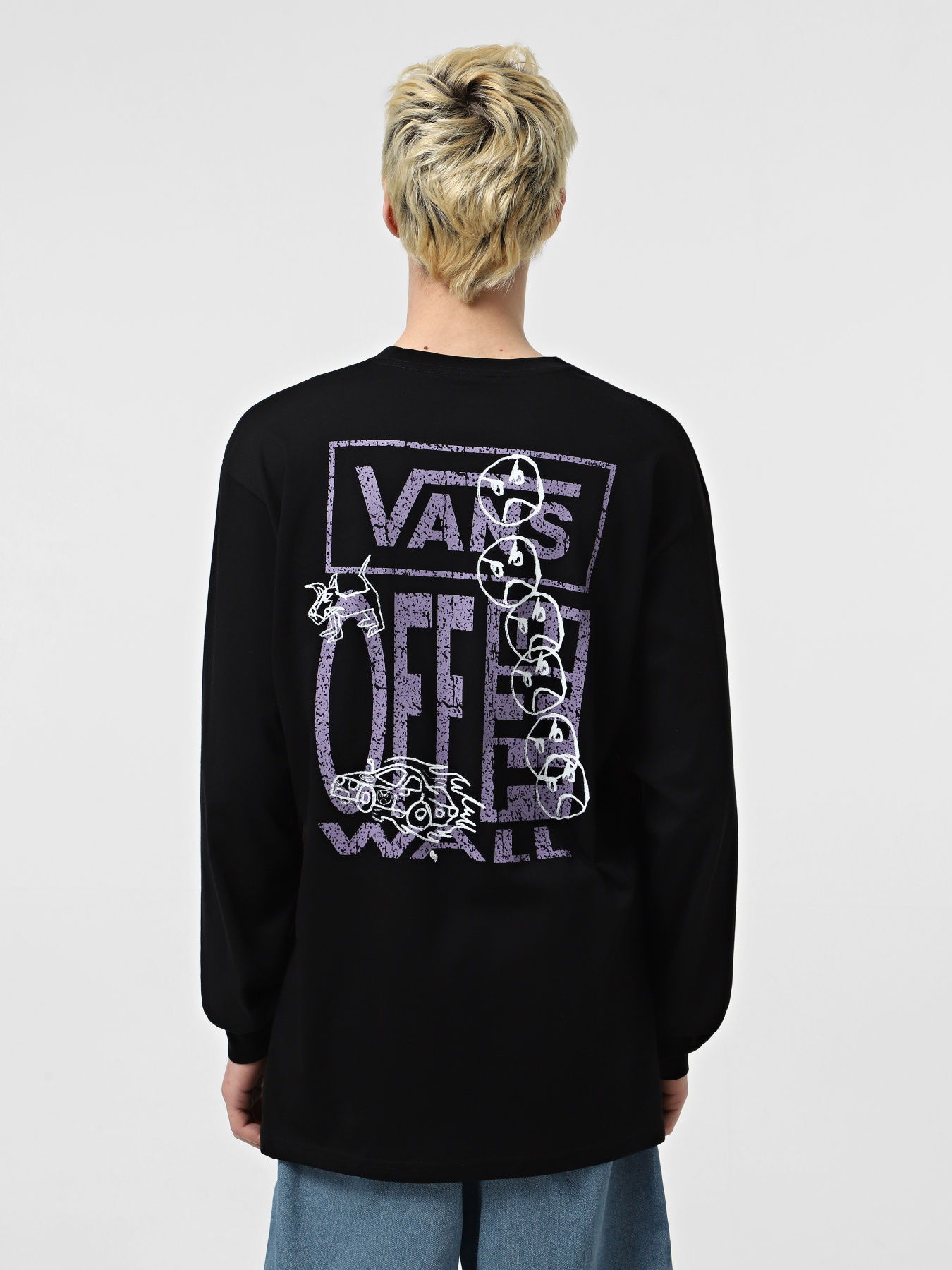 Лонгслив Vans Try Hard модель VN000M65BLK1 Фото