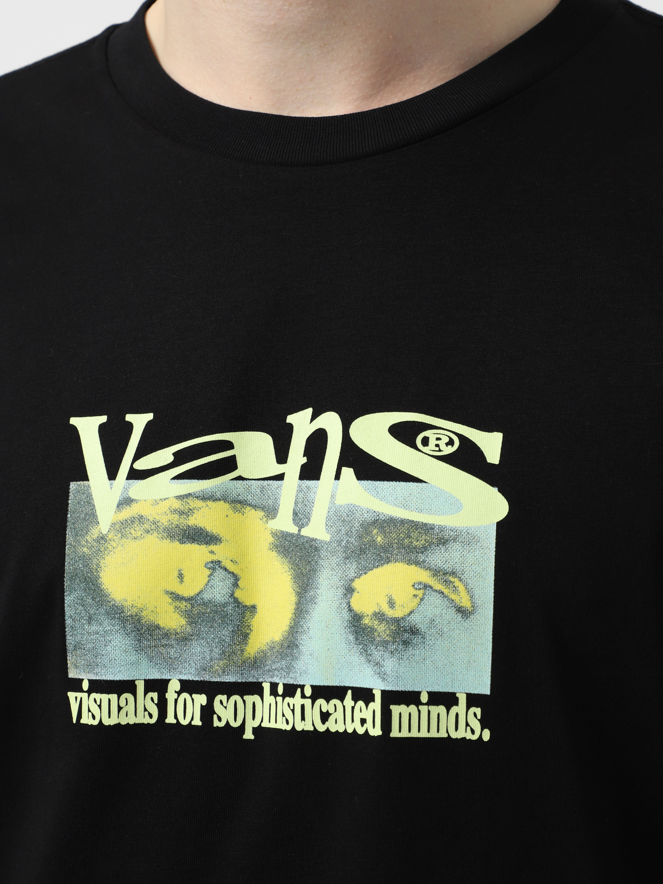 Лонгслів Vans Visual Minds модель VN000M5KBLK1 Фото