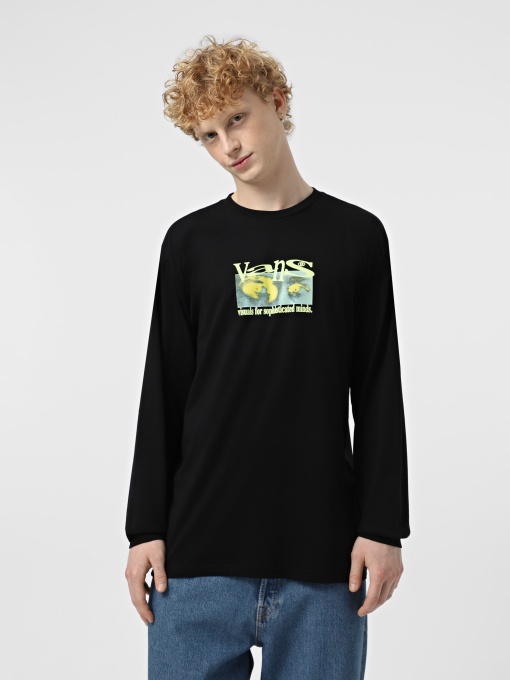 Лонгслів Vans Visual Minds Модель VN000M5KBLK1 Фото