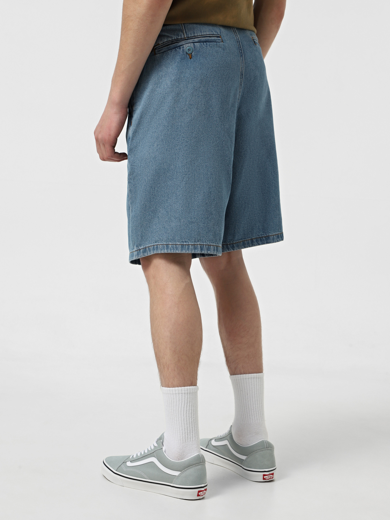 Шорти Vans Authentic Loose Pleated Denim Модель VN000M2DCDX1 Фото