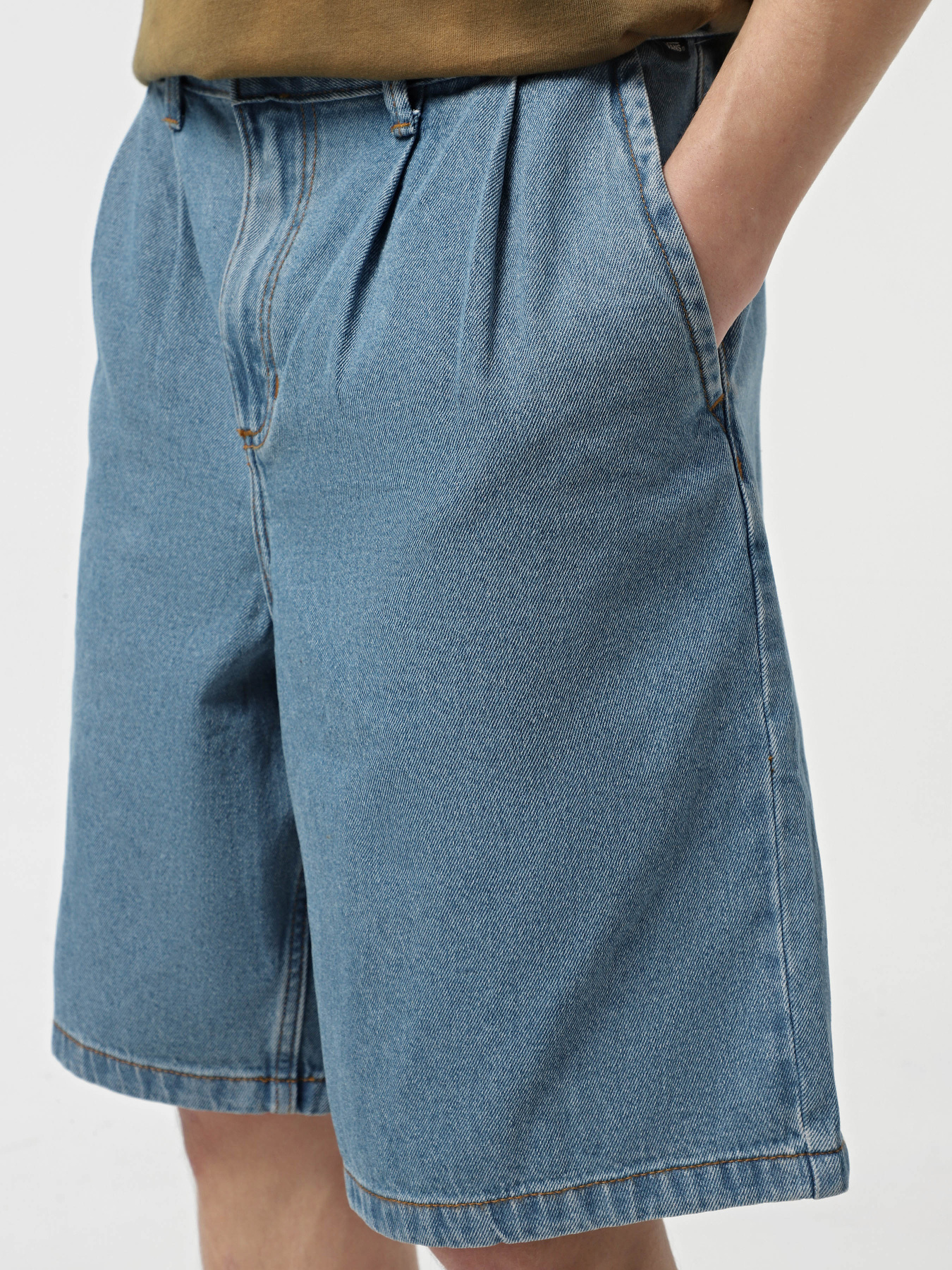 Шорти Vans Authentic Loose Pleated Denim Модель VN000M2DCDX1 Фото