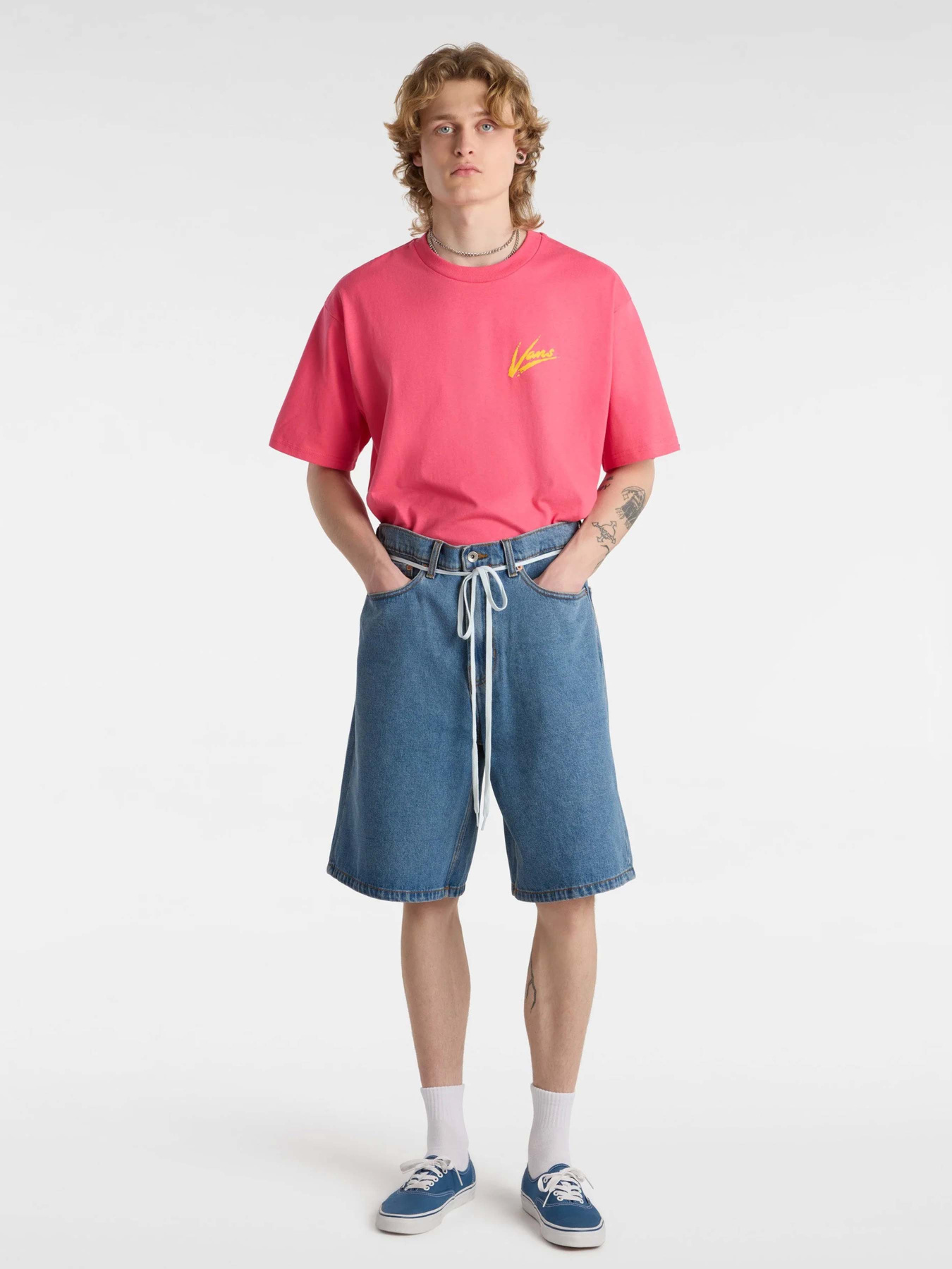 Шорти Vans Check-5 Denim Модель VN000C9VCDX1 Фото