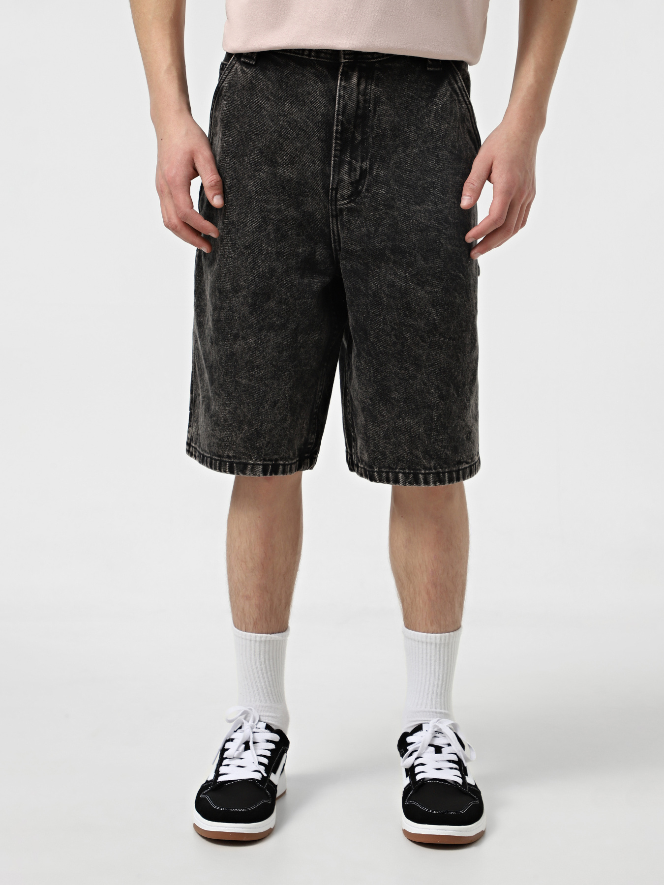 Шорти Vans Drill Chore Loose Denim модель VN0A7S4SE901 Фото