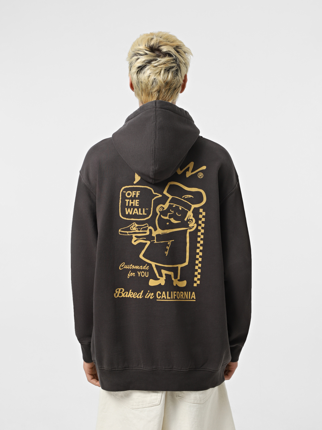 Худи Vans 66 Baked In Loose Ft Po модель VN000NU1BLK1 Фото