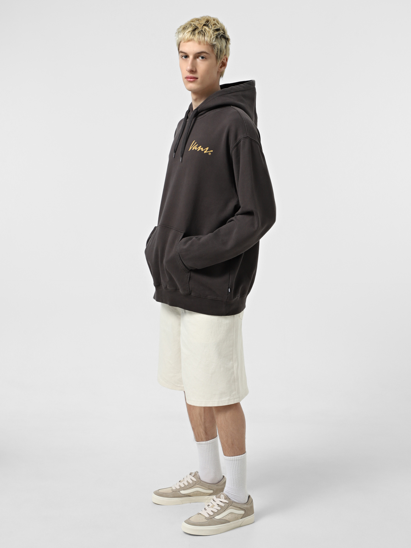 Худи Vans 66 Baked In Loose Ft Po модель VN000NU1BLK1 Фото