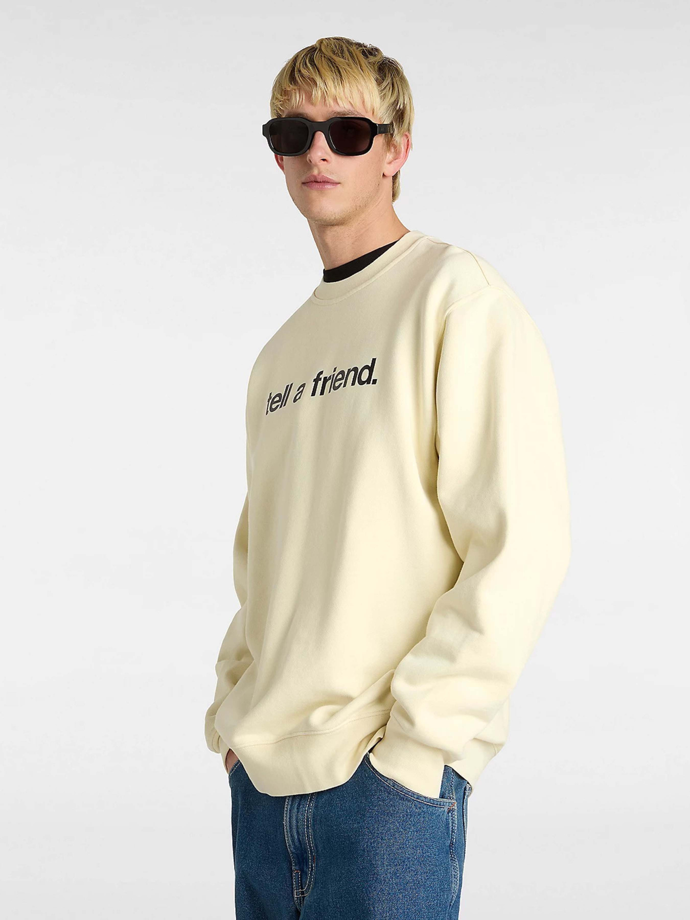 Свитшот Vans Tell A Friend Crew модель VN000NZCE301 Фото