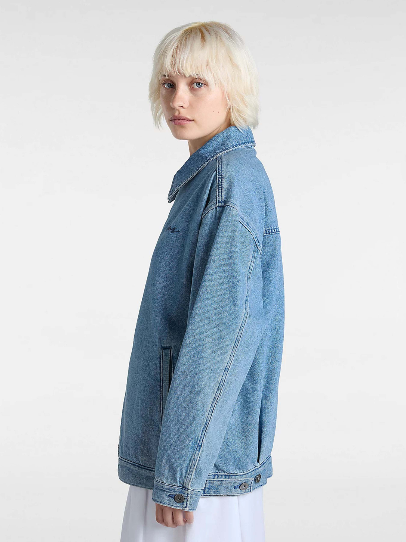 Джинсова куртка Vans Pitstop Denim Station модель VN000MARCDX1 Фото